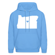 Oregon Love Hoodie - carolina blue