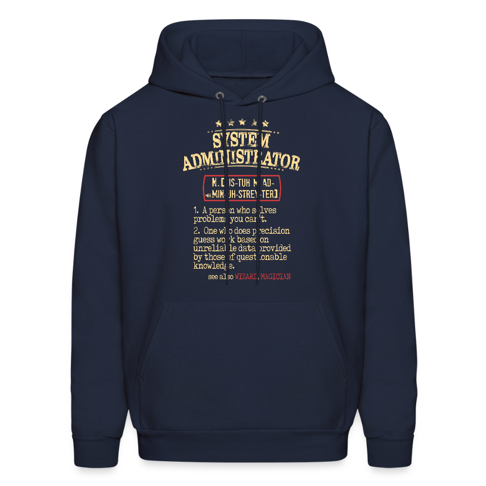 System Administrator Hoodie Unisex Hoodie - navy