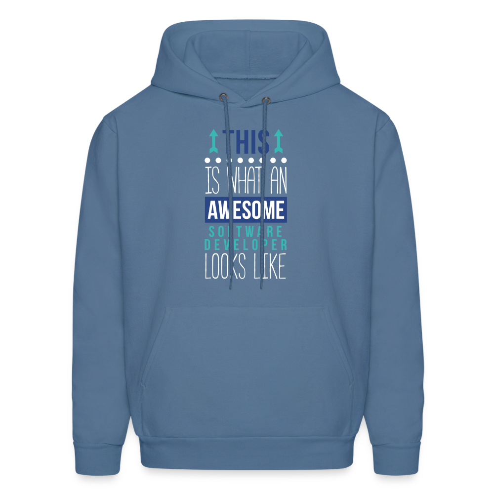 Nurse Practitioner Hoodie - This is what an awesome Nurse Practitioner looks like S00067 Men's Hoodie - denim blue