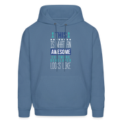 Nurse Practitioner Hoodie - This is what an awesome Nurse Practitioner looks like S00067 Men's Hoodie - denim blue