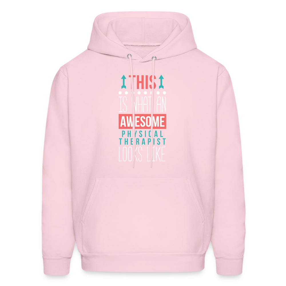 Physical therapist Hoodie - This is what an awesome Physical therapist looks like S00068 Men's Hoodie - pale pink