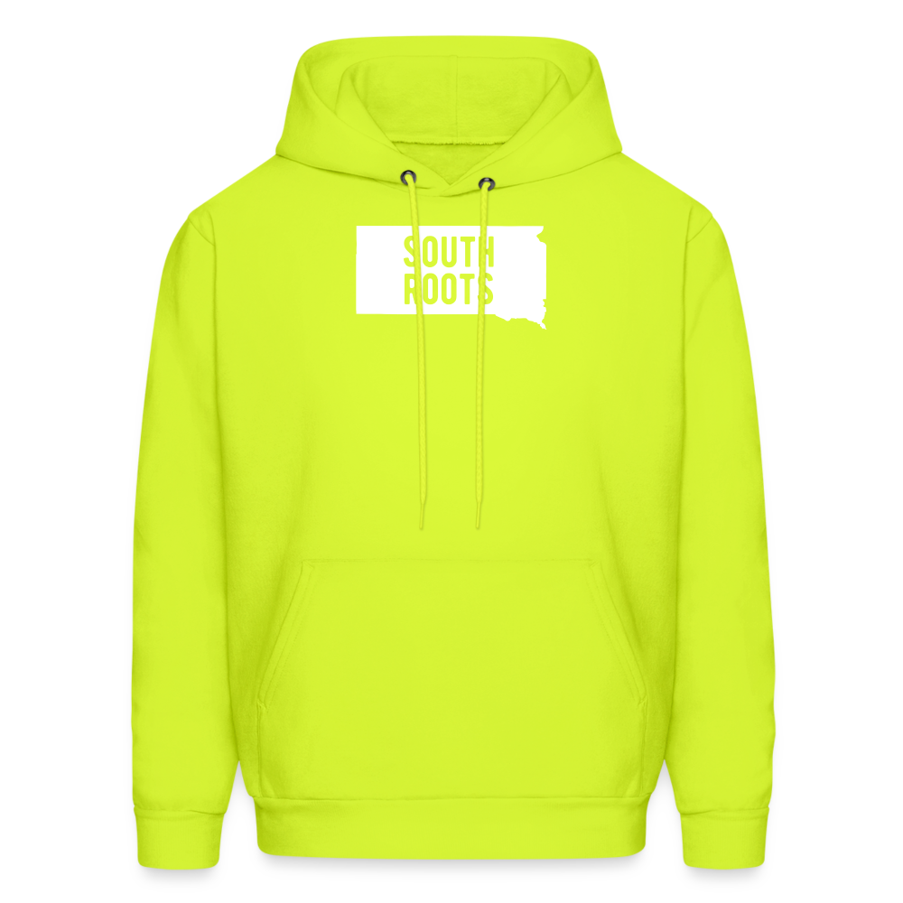 S00041 South Dakota - South Roots Men's Hoodie - safety green
