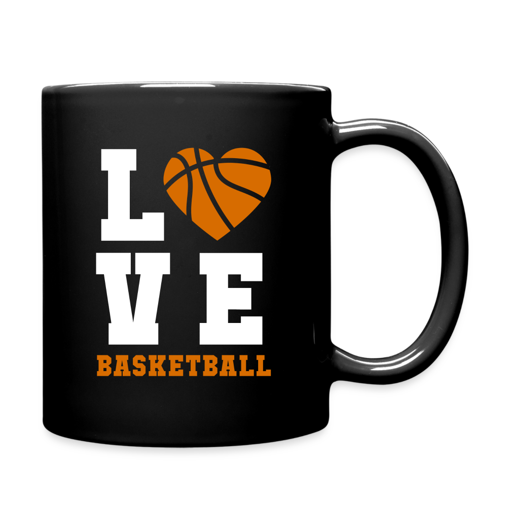 Love Basketball Full Color Mug - black