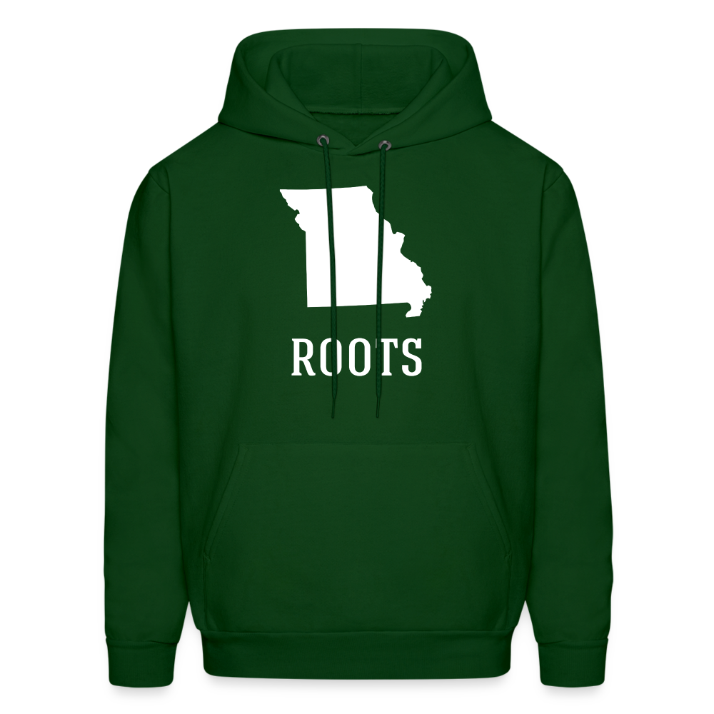 S00025 Missouri - Roots  Men's Hoodie - forest green