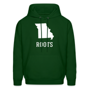 S00025 Missouri - Roots  Men's Hoodie - forest green