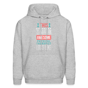 Physical therapist Hoodie - This is what an awesome Physical therapist looks like S00068 Men's Hoodie - heather gray
