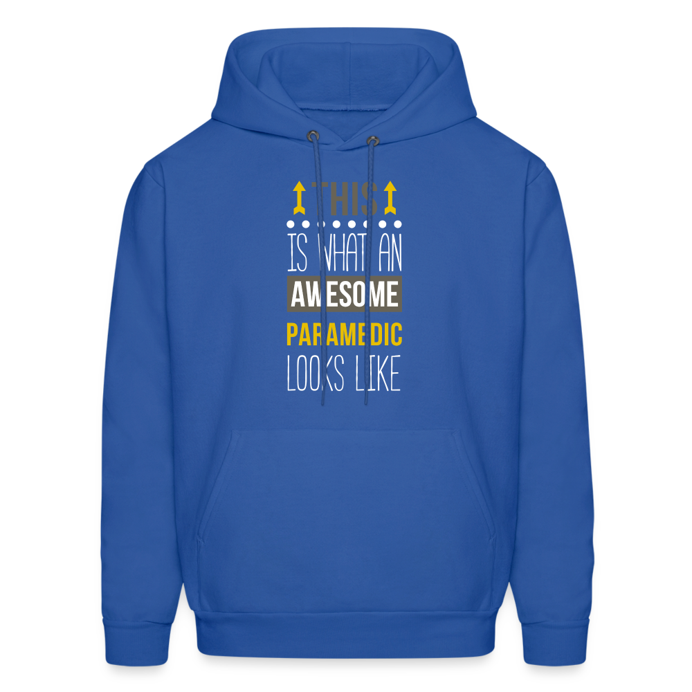 This is what an awesome Paramedic looks like  S00104 Men's Hoodie - royal blue