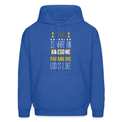 This is what an awesome Paramedic looks like  S00104 Men's Hoodie - royal blue