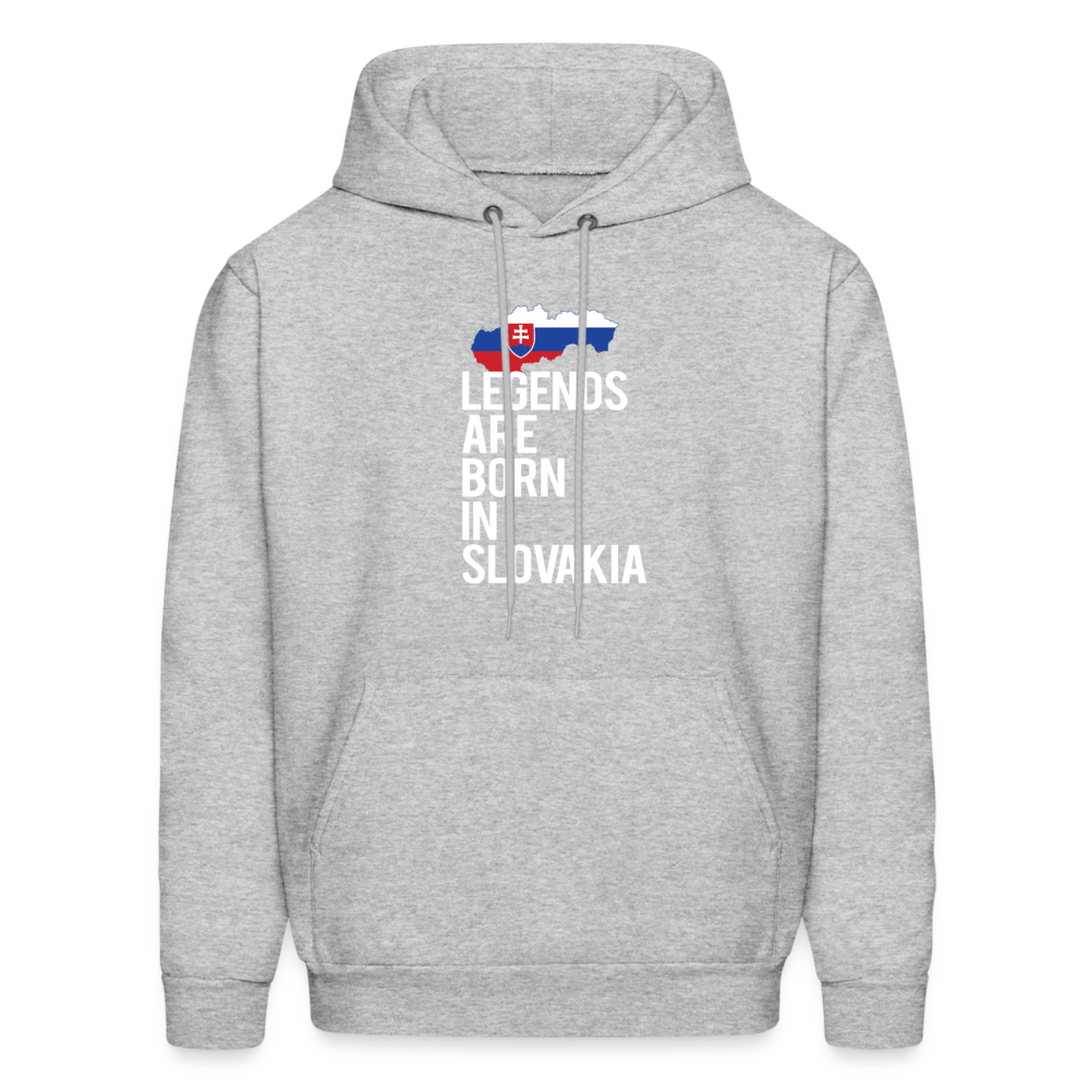 Legends are born in Slovakia Unisex Hoodie - heather gray