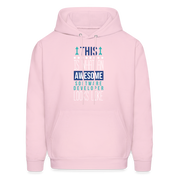 Nurse Practitioner Hoodie - This is what an awesome Nurse Practitioner looks like S00067 Men's Hoodie - pale pink