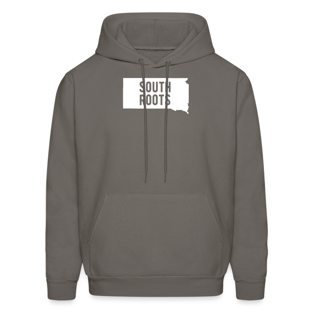 S00041 South Dakota - South Roots Men's Hoodie - asphalt gray