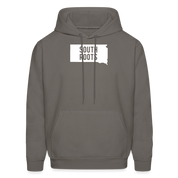 S00041 South Dakota - South Roots Men's Hoodie - asphalt gray