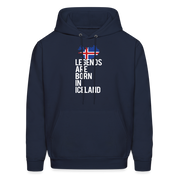 Legends are born in Iceland Men's Hoodie - navy
