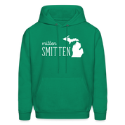 S00022  Personalizable Michigan Mitten smitten Gift, Unisex Longsleeve, Hoodie, Crewneck long sleeve, Sweatshirt, JerseyMen's Hoodie - kelly green