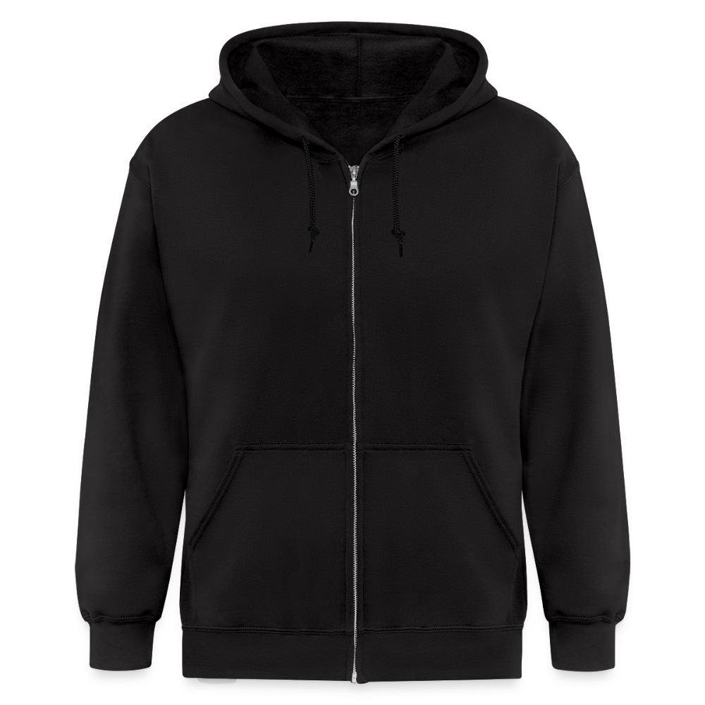 S00372  American Grown with irish roots Unisex Zip Hoodie Irish Roots Men's Zip Hoodie - black
