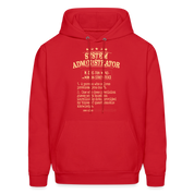 System Administrator Hoodie Unisex Hoodie - red
