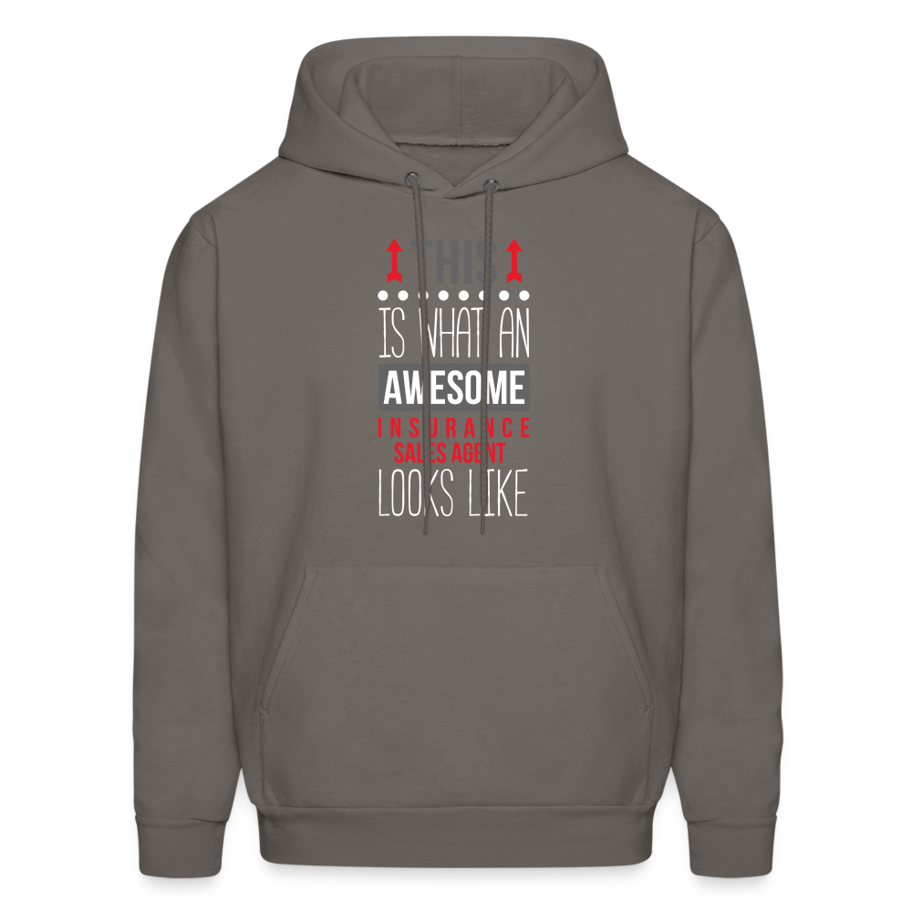 This is what an awesome Insurance Sales Agent looks like S00091 Men's Hoodie - asphalt gray