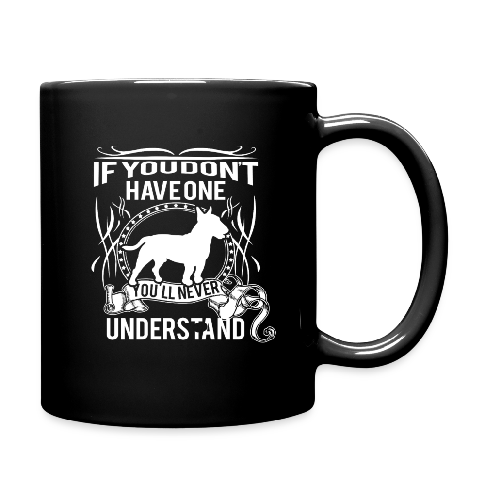 Bull terrier Lover Full Color Mug - black