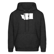 S00047 Washington -Love Men's Hoodie - charcoal grey