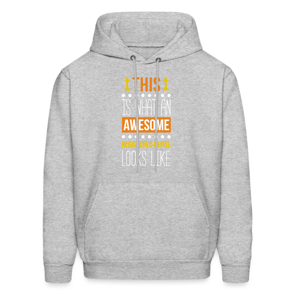 Registered nurse Hoodie - This is what an awesome Registered nurse looks like S00071 Men's Hoodie - heather gray
