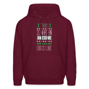 Medical Assistant This is what an awesome Medical Assistant looks like S00093Men's Hoodie - burgundy