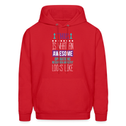This is what an awesome Operations research analyst looks like  S00069 Men's Hoodie - red