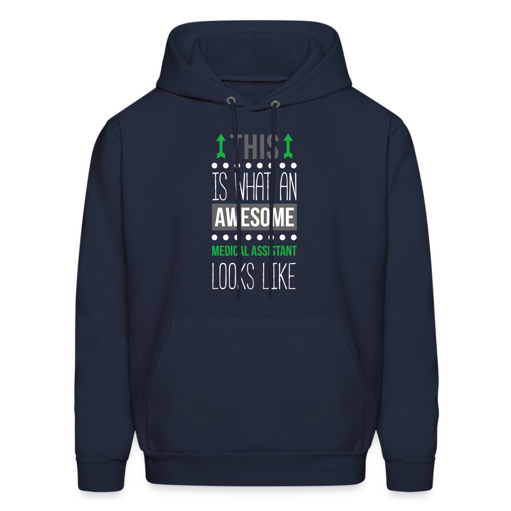 Medical Assistant This is what an awesome Medical Assistant looks like S00093Men's Hoodie - navy