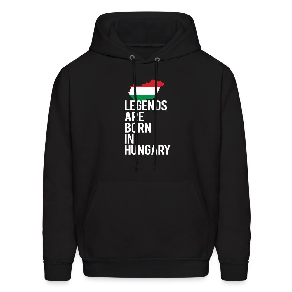 Legends are born in Hungary Men's Hoodie - black