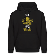 K00260  Chief Operating Officer Hoodie - Operating Officer Apparel, Operating Officer GiftMen's Hoodie - black