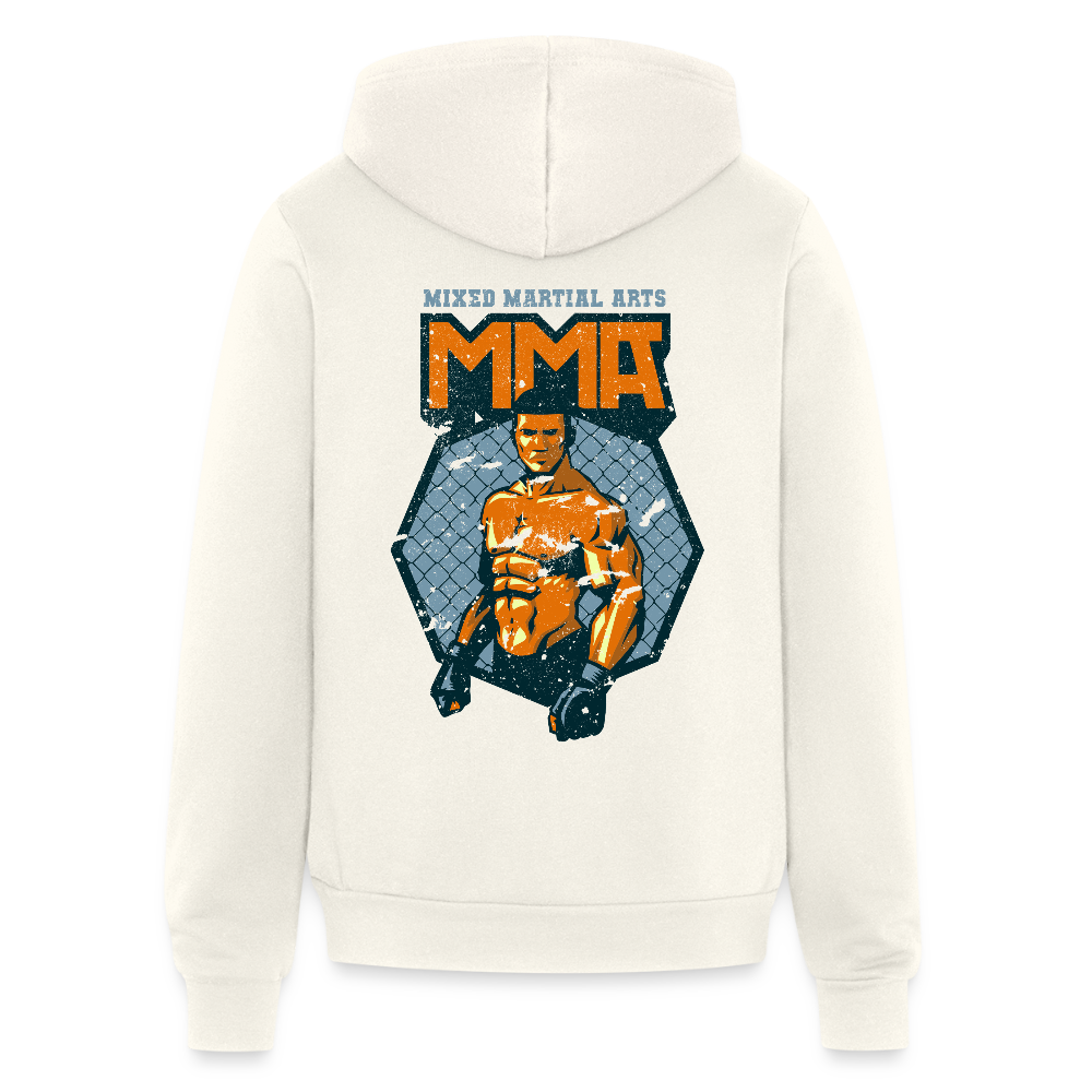 Mixed martial arts Unisex Zip Hoodie S00305 - vintage white