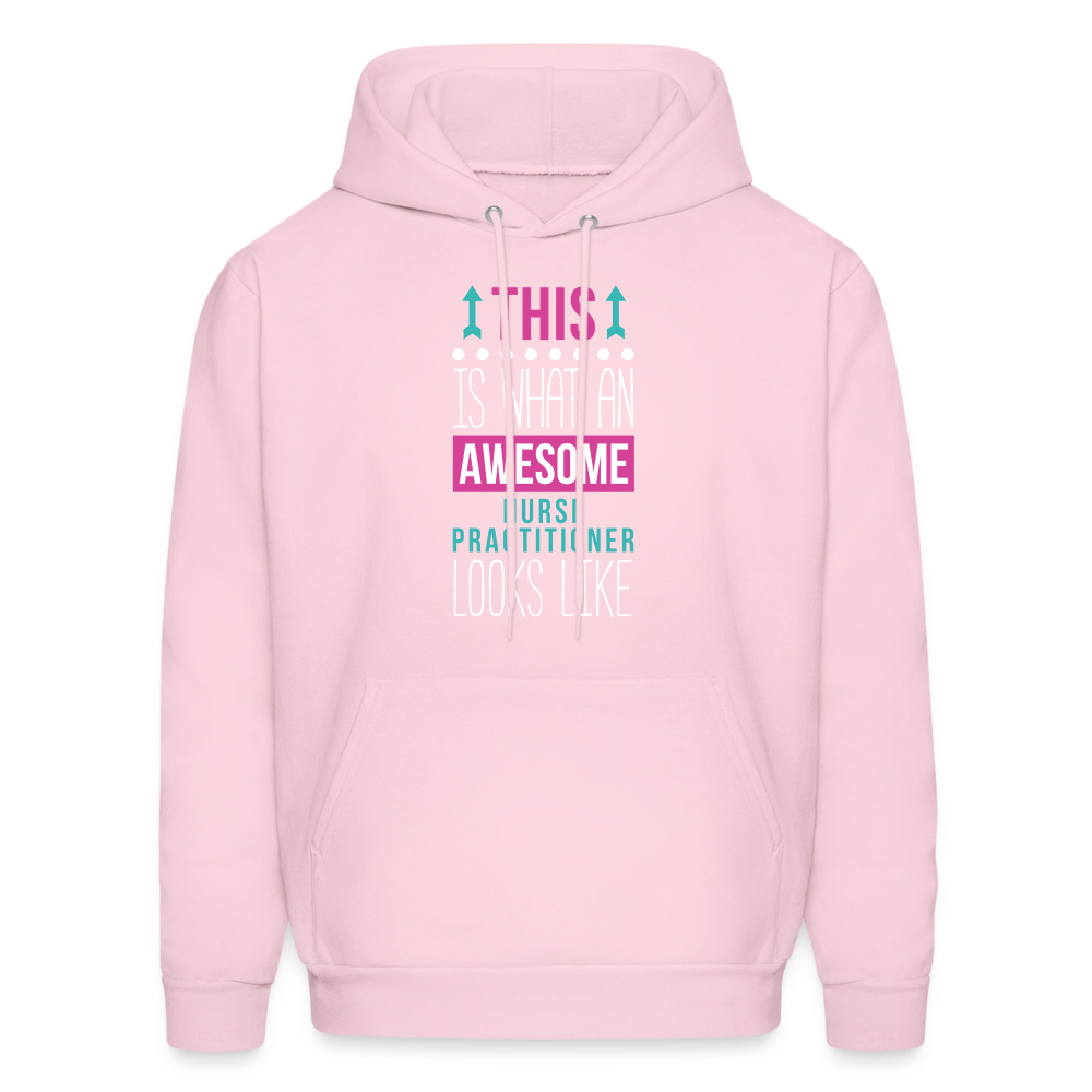 Nurse Practitioner Hoodie - This is what an awesome Nurse Practitioner looks like S00066 Men's Hoodie - pale pink