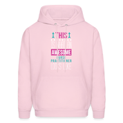 Nurse Practitioner Hoodie - This is what an awesome Nurse Practitioner looks like S00066 Men's Hoodie - pale pink