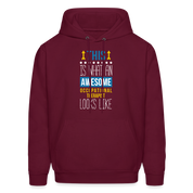 Occupational therapist Hoodie - This is what an awesome Occupational therapist looks like S00073 Men's Hoodie - burgundy