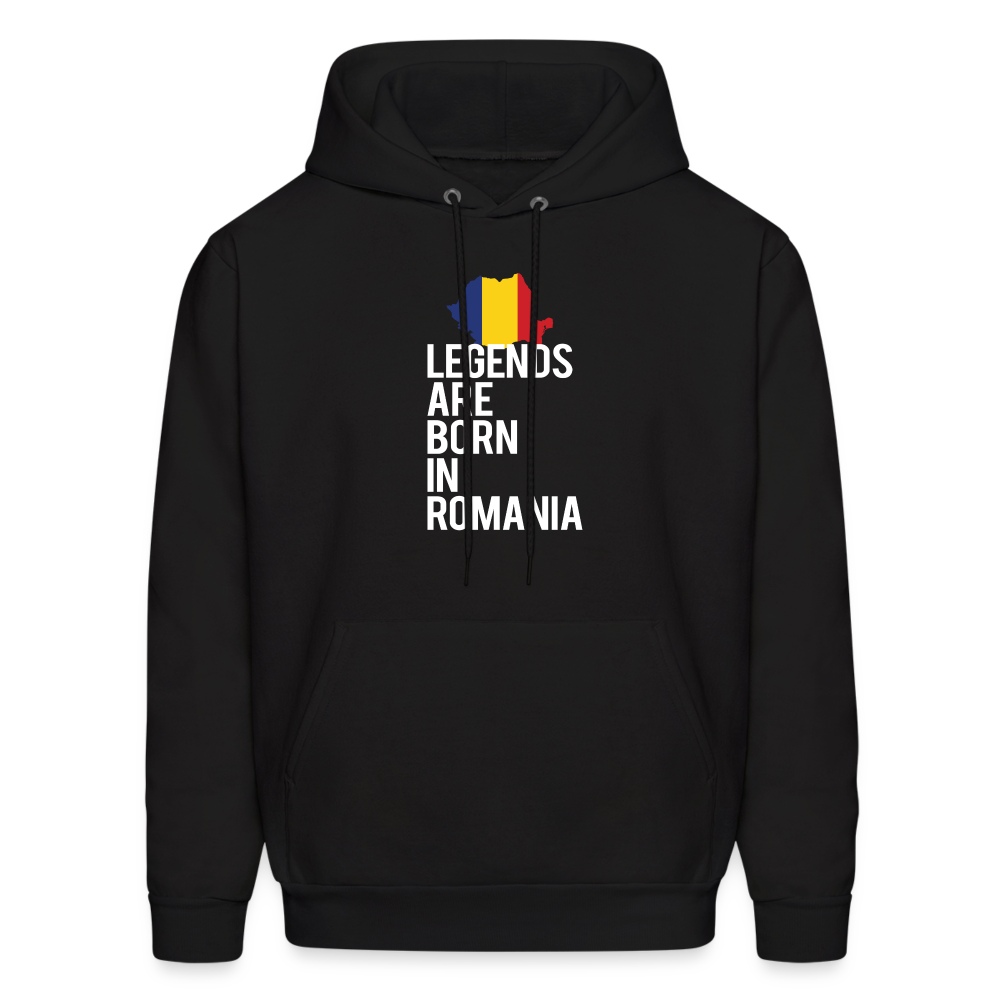 Legends are born in Romania Men's Hoodie - black