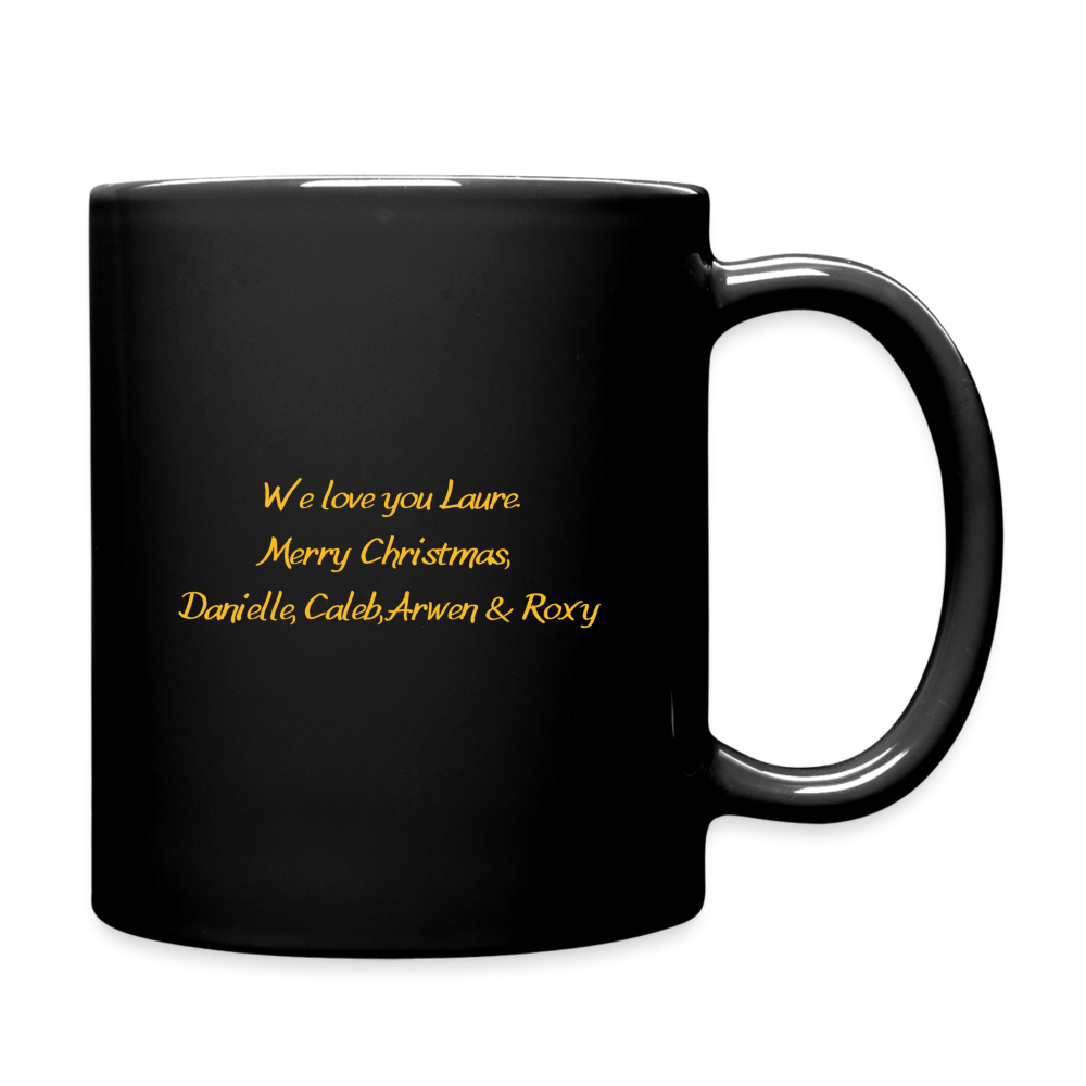 baddass  We love you Laure. Merry Christmas, Full Color Mug - black
