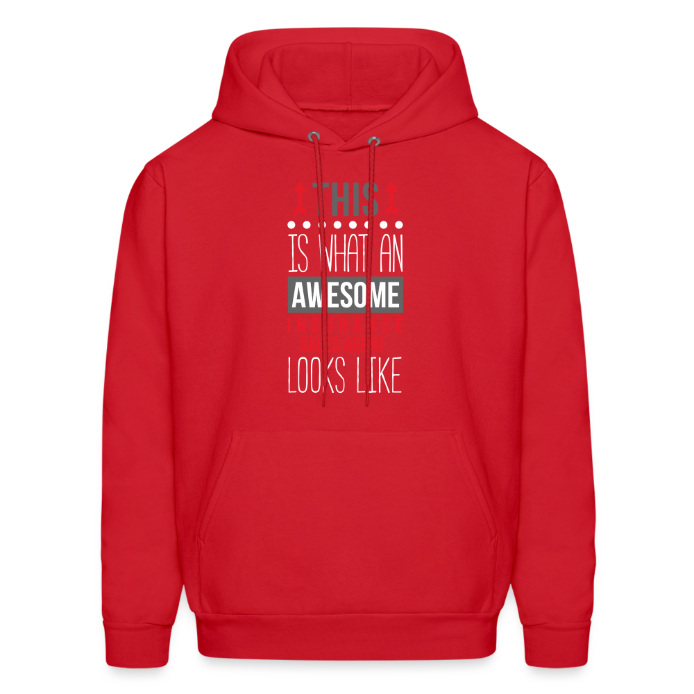 This is what an awesome Insurance Sales Agent looks like S00091 Men's Hoodie - red