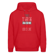 This is what an awesome Insurance Sales Agent looks like S00091 Men's Hoodie - red