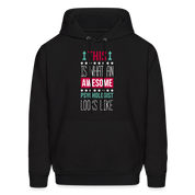 Psychologist This is what an awesome Psychologist looks like S00107 Men's Hoodie - black