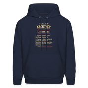 Architect see also WIZARD, MAGICIAN Men's Hoodie - navy