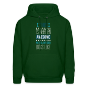 Patrol Officer Hoodie - This is what an awesome Patrol Officer looks like  S00094 Men's Hoodie - forest green