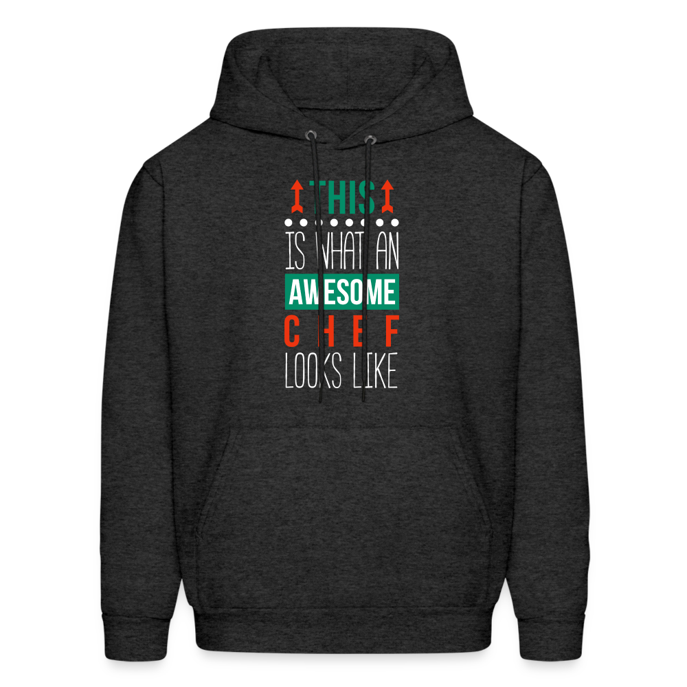 This is what an awesome Chef looks like S00097 Men's Hoodie - charcoal grey