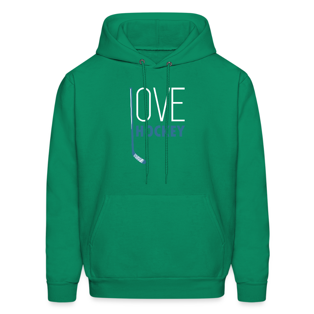 Love Hockey Hoodie S00294 - kelly green