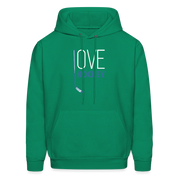 Love Hockey Hoodie S00294 - kelly green