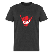 S00347 BJJ Let's roll Gift, Woman's tee, Unisex T-shirt, V-neck, Summer ApparelUnisex Classic T-Shirt - heather black