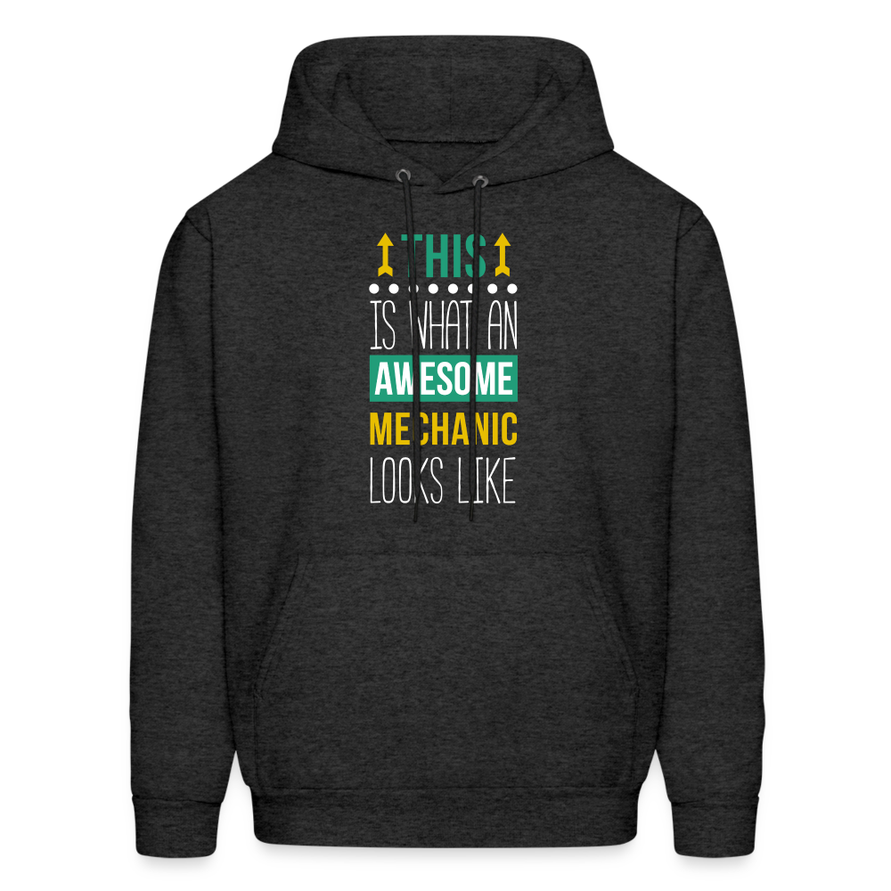 This is what an awesome Mechanic looks like S000103 Men's Hoodie - charcoal grey