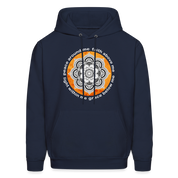 Buddhist Hoodie - Peace around me, face above me, light within me, grace below me Crewneck Gift - navy