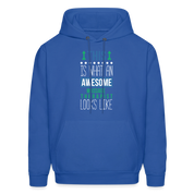 This is what an awesome Massage Therapist looks like S00079 Men's Hoodie - royal blue