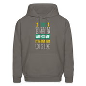 IT manager This is what an awesome IT manager looks like  S00074 Men's Hoodie - asphalt gray