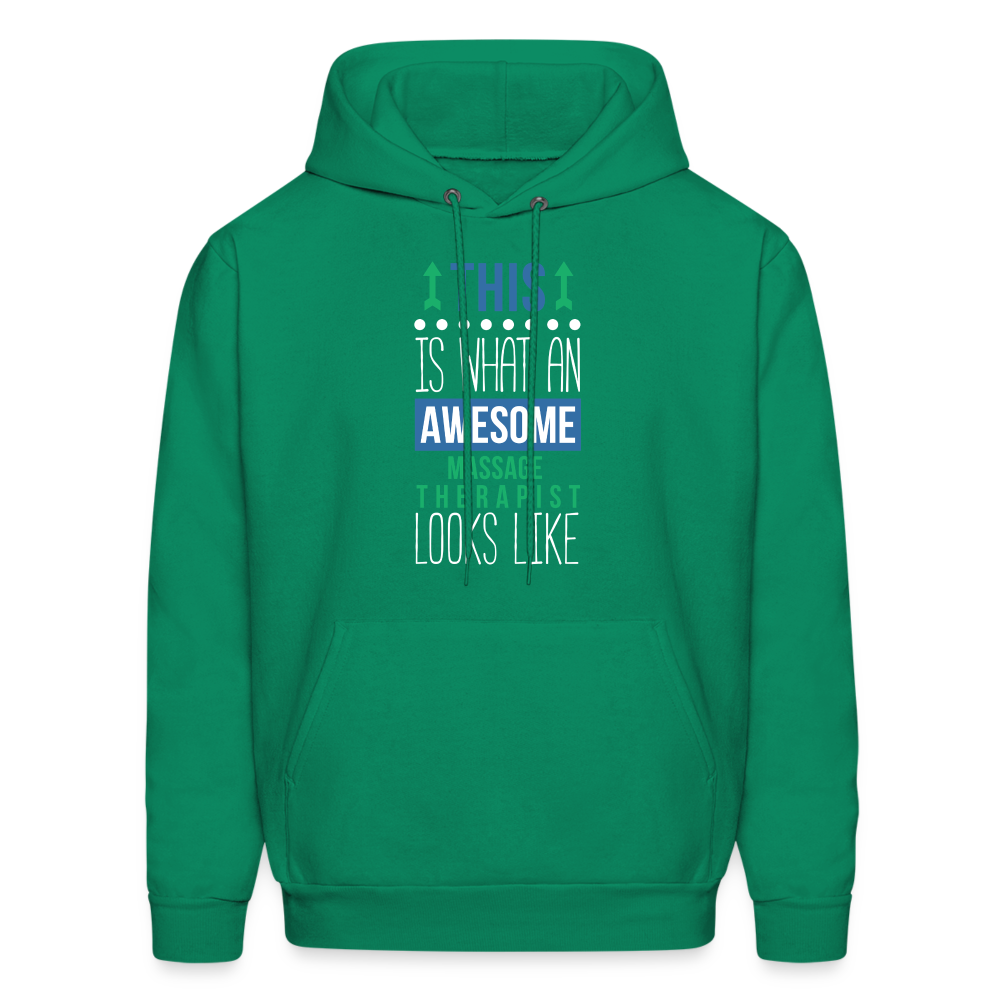 This is what an awesome Massage Therapist looks like S00079 Men's Hoodie - kelly green