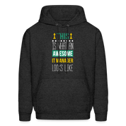 IT manager This is what an awesome IT manager looks like  S00074 Men's Hoodie - charcoal grey